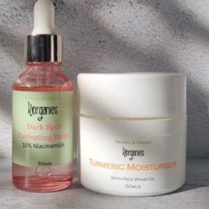 Turmeric moisturiser & Dark spot correcting drops